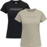 Hummel Women's Te Cali Cotton T-Shirt 2-Pack Hummel