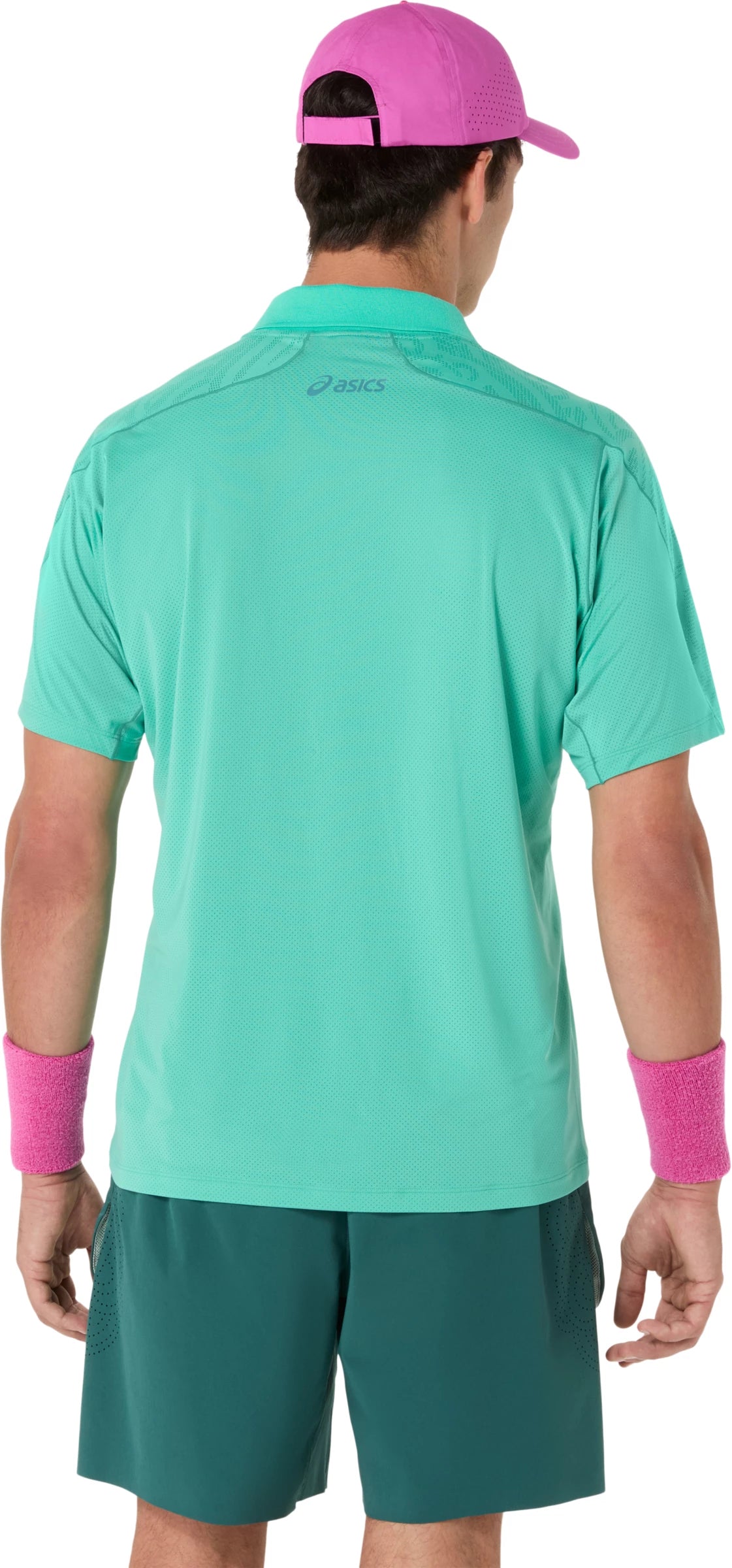 Asics Men's Match Jacquard Polo Short Sleeve Top-2