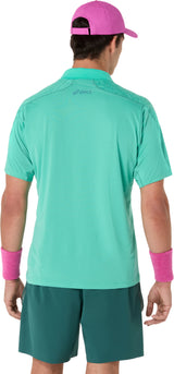 Asics Men's Match Jacquard Polo Short Sleeve Top-2