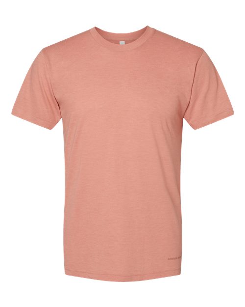 American Apparel Men's Tri-Blend Short Sleeve Track T-Shirt American Apparel