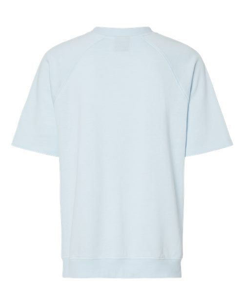 MV Sport Women's French Terry Short Sleeve Crewneck Pullover MV Sport