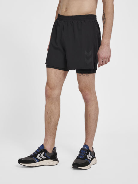Hummel Men's Mt Force 2 In 1 Shorts Hummel