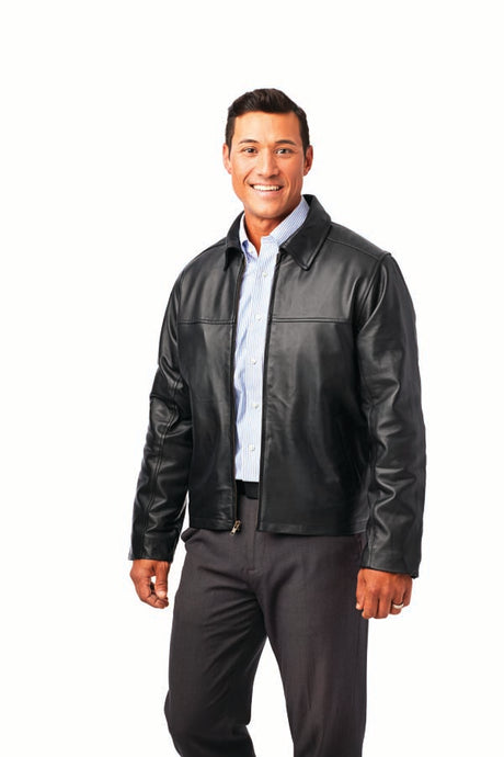 Burk's Bay Men's Lambskin Driving Jacket Burk's Bay