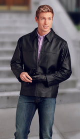 Burk's Bay Men's Napa Driving Jacket Black Burk's Bay