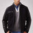 Burk's Bay Men's Wool & Leather Racing Style Jacket Burk's Bay