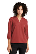 Mercer+Mettle Women's   Stretch Crepe 3/4-Sleeve Blouse MM2011
