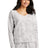 Port & Co Women's   Beach Wash   Cloud Tie-Dye V-Neck Sweatshirt LPC140V