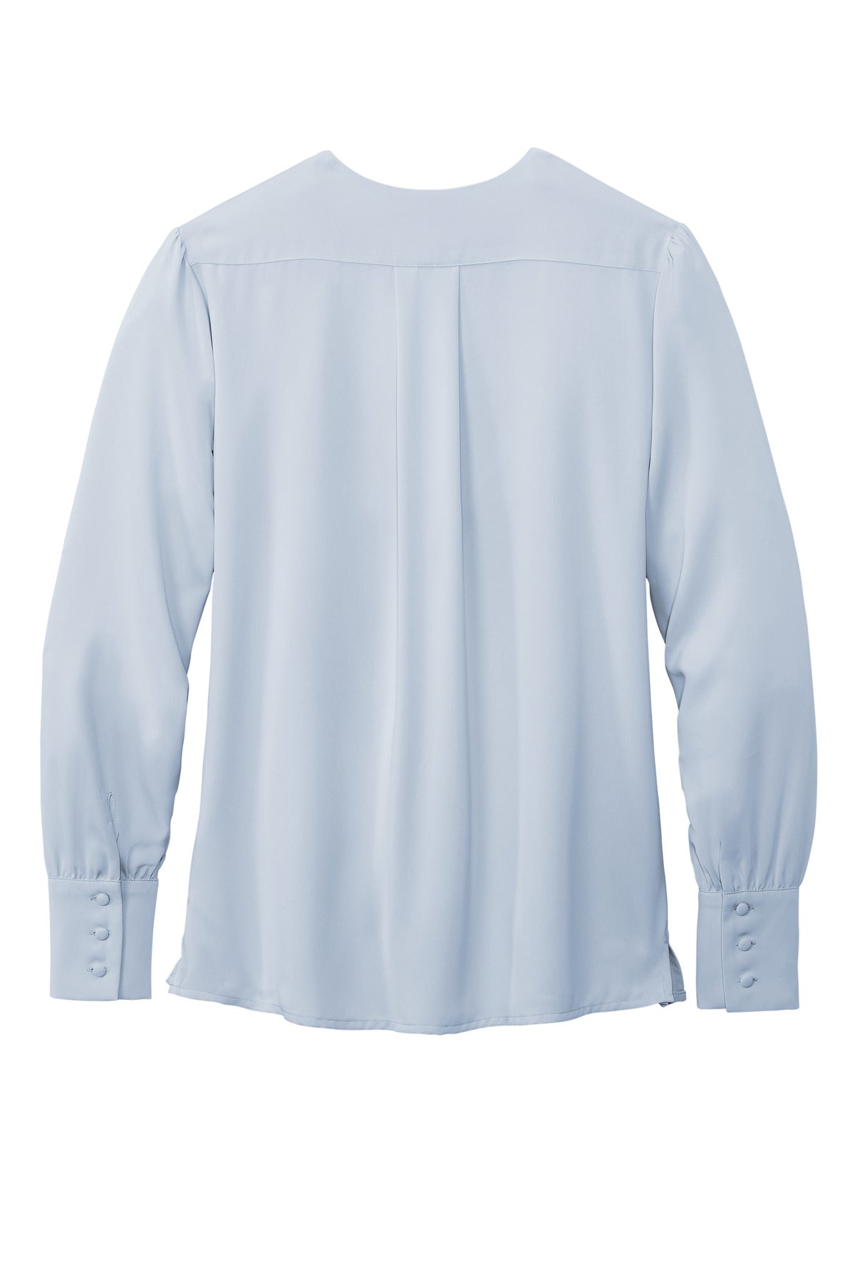 Brooks Brothers Women's Open-Neck Satin Blouse. BB18009 Brooks Brothers