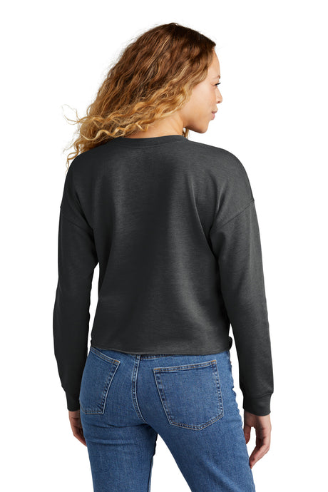 New Era Ladies Tri-Blend Fleece Crop Crew. LNEA514 New Era