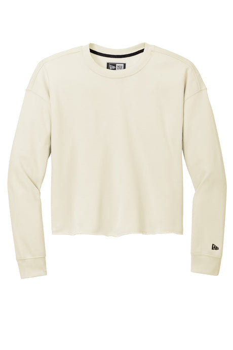 New Era Ladies Tri-Blend Fleece Crop Crew. LNEA514 New Era
