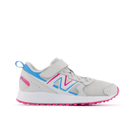 New Balance Youth Girls Fresh Foam 650 Bungee Lace with Top Strap - YT650GP1 X-Wide Youth Footwear Training & Running