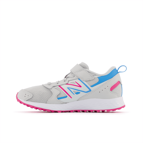 New Balance Youth Girls Fresh Foam 650 Bungee Lace with Top Strap - YT650GP1 X-Wide Youth Footwear Training & Running