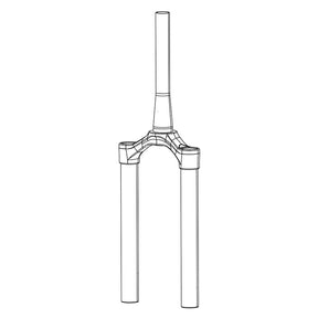 RockShox CSU RVL 35 DB 27 46 DFBLK Fork Upper