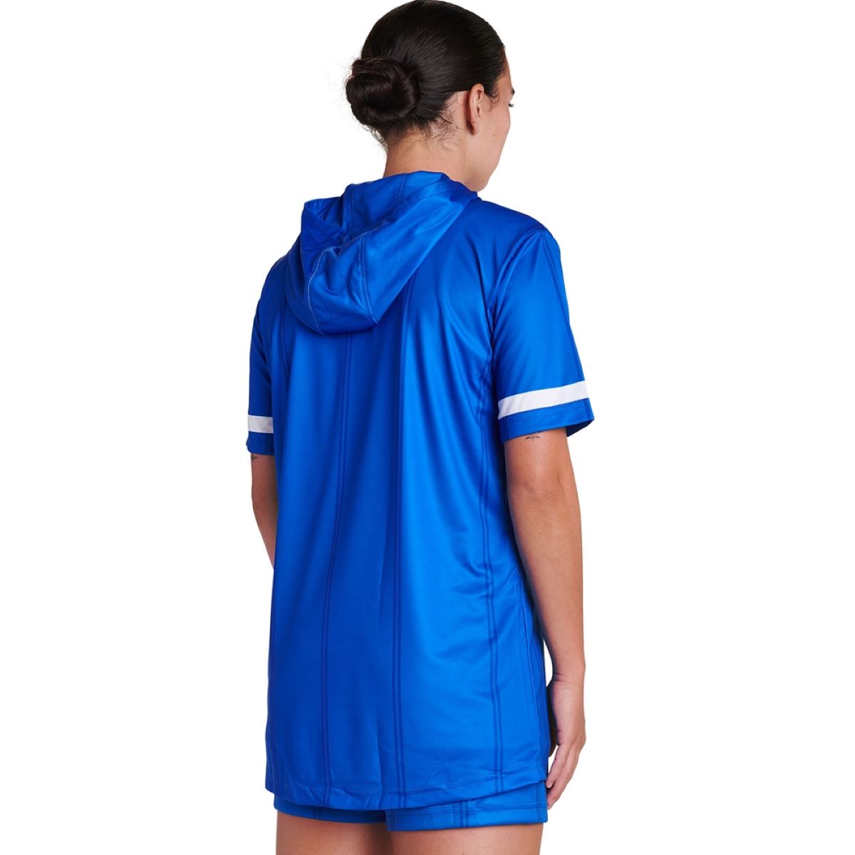 Custom Short Sleeve Shooter Shirt With Hood Team Basketball Shooter Shirts