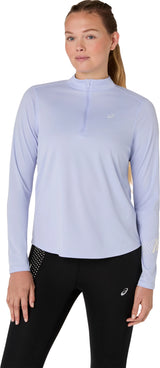 Asics Women's Icon 1/2 Zip Long Sleeve Top-1