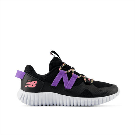 New Balance Youth Girls Playgruv V2 Bungee Running Shoe - PTPGRVUL Wide Youth Footwear Training & Running