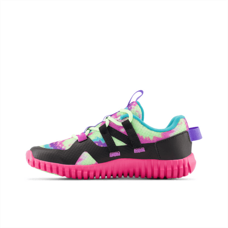 New Balance Youth Girls Playgruv V2 Bungee Running Shoe - PTPGRVSW Youth Footwear Training & Running