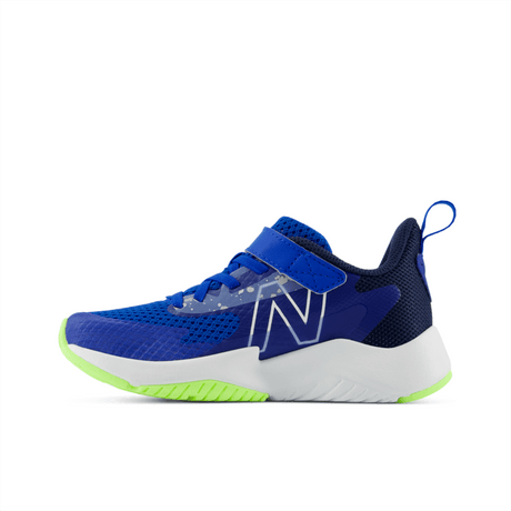 New Balance Youth Rave Run V2 Bungee Lace with Top Strap Shoe - YTRAVRB2 X-Wide Youth Footwear Training & Running