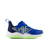 New Balance Youth Rave Run V2 Bungee Lace with Top Strap Shoe - YTRAVRB2 Wide Youth Footwear Training & Running