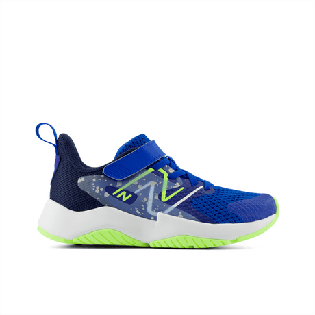 New Balance Youth Rave Run V2 Bungee Lace with Top Strap Shoe - YTRAVRB2 Wide Youth Footwear Training & Running