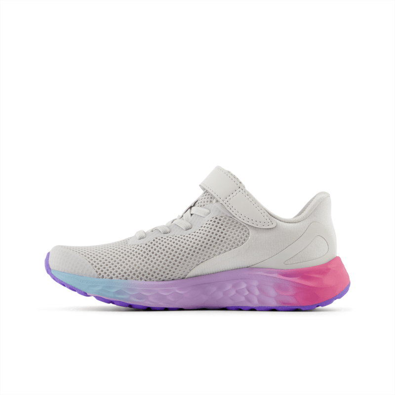 New Balance Youth Girls Fresh Foam Arishi V4 Bungee Lace with Top Strap Shoe - PAARIGR4 X-Wide Youth Footwear Training & Running