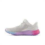 New Balance Youth Girls Fresh Foam Arishi V4 Bungee Lace with Top Strap Shoe - PAARIGR4 X-Wide Youth Footwear Training & Running