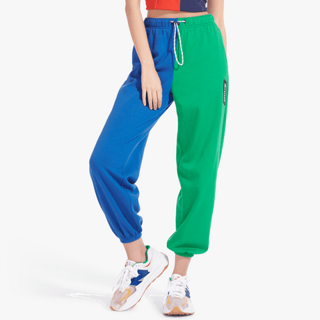New Balance Women's STAUD Colorblock Sweatpant Womens Apparel Pants & Sweatpants