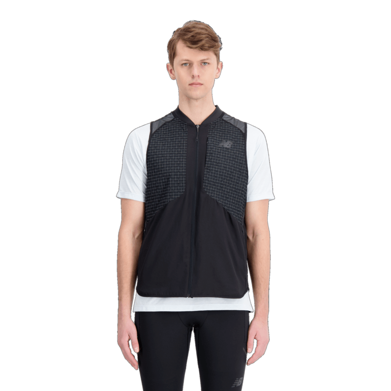 New Balance Men's Impact Run Luminous Packable Vest Mens Apparel Jackets & Vests
