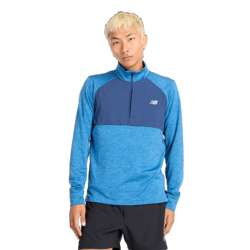 New Balance Men's Athletics Heat Grid 1/2 Zip Mens Apparel Sweatshirts & Fleece
