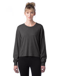 Alternative Ladies' Main Stage Long-Sleeve CVC Cropped T-Shirt Alternative