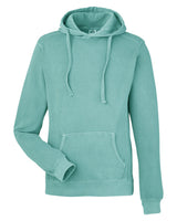 J America Unisex Pigment Dyed Fleece Hooded Sweatshirt J America