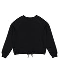 LAT Ladies' Boxy Cropped Fleece Sweatshirt LAT