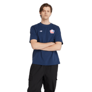 New Balance Men's Lille LOSC Logo T-Shirt Soccer Uniforms & Apparel All