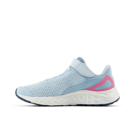 New Balance Youth Girls Fresh Foam Arishi V4 Bungee Lace with Top Strap Shoe - PAARIYB4 Wide Youth Footwear Training & Running