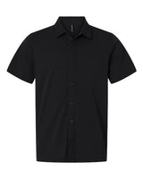 AllPro Men's Pro-Flex Sorona Button Down Short Sleeve Shirt-1