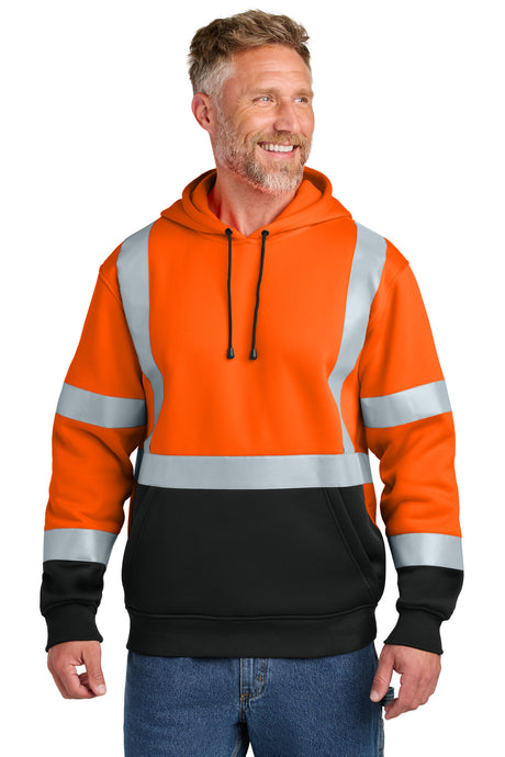 CornerStone ANSI 107 Class 3 Heavy-Duty Fleece Pullover Hoodie CSF301 Mens Apparel Workwear