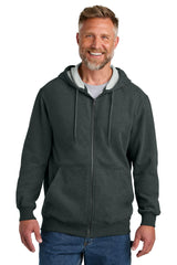 CornerStone Tough Fleece Full-Zip Hoodie CSF631 Mens Apparel Shirts & Tops