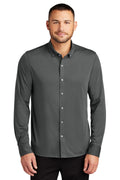 Mercer+Mettle Stretch Jersey Long Sleeve Shirt MM1018 Mens Apparel Shirts & Tops