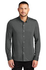 Mercer+Mettle Stretch Jersey Long Sleeve Shirt MM1018 Mens Apparel Shirts & Tops