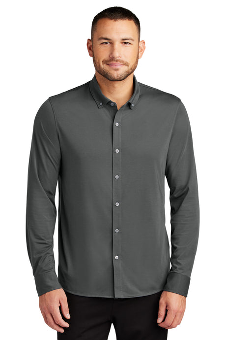 Mercer+Mettle Stretch Jersey Long Sleeve Shirt MM1018 Mens Apparel Shirts & Tops