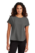 Mercer+Mettle Women's Stretch Crepe Crew MM2015 Womens Apparel Shirts & Tops
