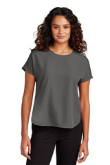 Mercer+Mettle Women's Stretch Crepe Crew MM2015 Womens Apparel Shirts & Tops