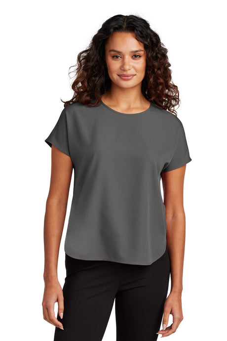 Mercer+Mettle Women's Stretch Crepe Crew MM2015 Womens Apparel Shirts & Tops