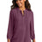 Port Authority Women's 3/4-Sleeve Textured Crepe Tunic LW713 Womens Apparel Shirts & Tops