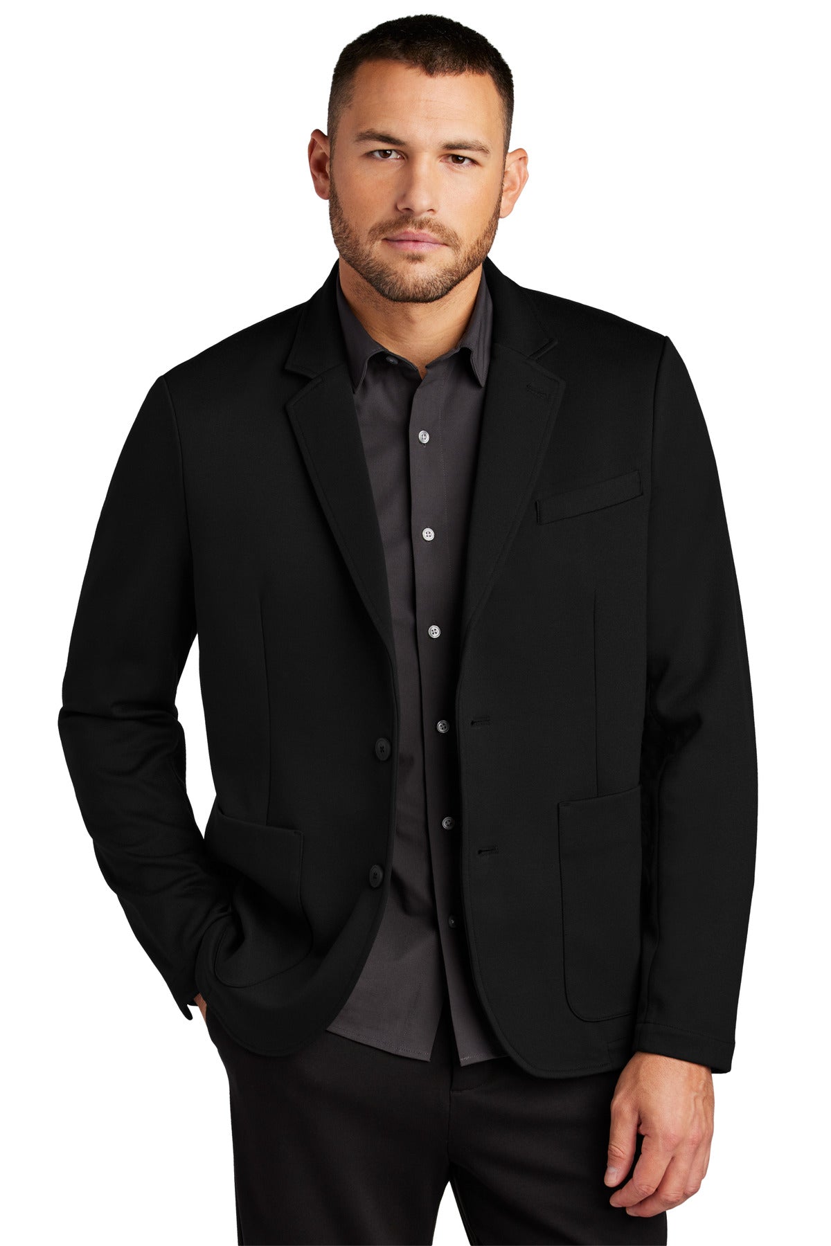 Mercer+Mettle Relaxed Knit Blazer MM3030 Mens Apparel Shirts & Tops
