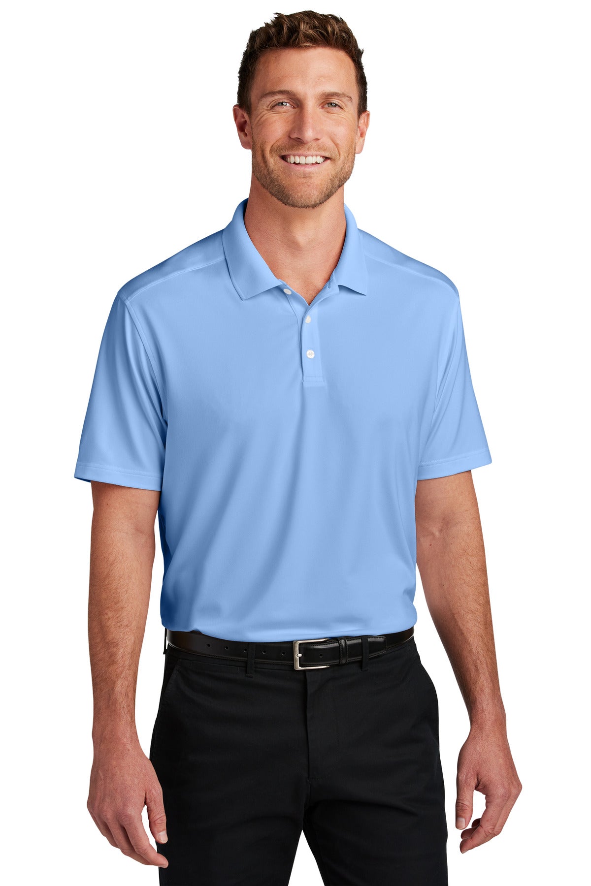 Port Authority Men's City Stretch Flat Knit Polo K683 Mens Apparel Shirts & Tops