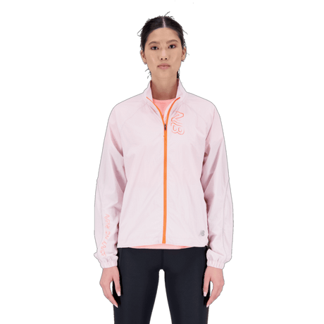 New Balance Women's Printed Impact Run Light Pack Jacket Womens Apparel Jackets & Vests