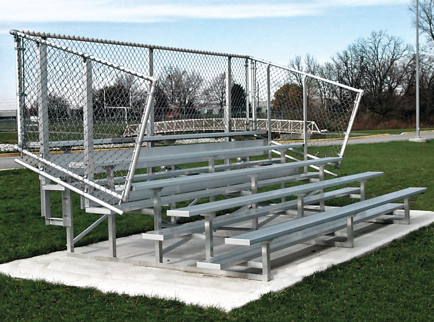 Trigon Sports Standard Aluminum Bleachers Sports Field Equipment All