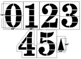 Trigon Sports 6' Pro-Style Football Stencil Kit - 1/16" Football Football Field Equipment All