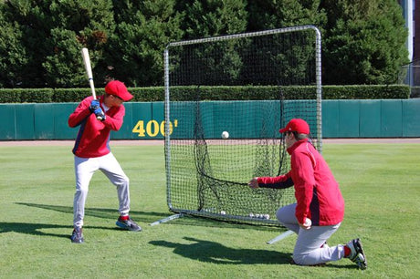 Trigon Sports ProCage Premium Sock Net Screen w/Net 7'x7' Baseball Field Equipment All
